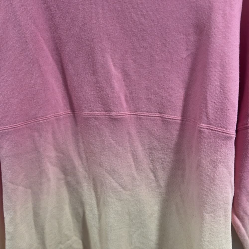 PINK Ombré Pink and Orange Sweatshirt - Picture 3 of 7